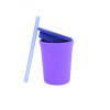 GoSili Silicone Purple/Navy Large Kids' Straw Cup