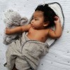 Cuddledry Original Grey Stars Hands-Free Baby Bath Towel