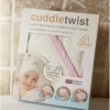 Cuddledry Cuddletwist Kids Candy Pink Trim Hair Towel Wrap