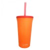 GoSili Silicone Orange/Red Extra Large Straw Cup