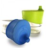 GoSili Silikids Blue/Lime Universal Silicone Sippy Tops (Pack of 2)