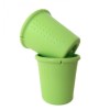 GoSili Silikids Lime Green Kids' Silicone Cups (Pack of 2)