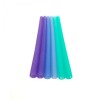 GoSili Silikids Ombre Purple/Blue/Sea Kids' Reusable Silicone Straws (Pack of 6)