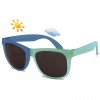 Real Shades Light Green/Royal Blue Switch Sunglasses for Kids 4+