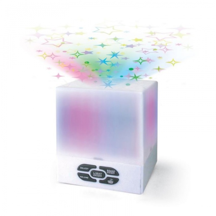 Lifemax Lullaby Star Cube Projector Light for Babies
