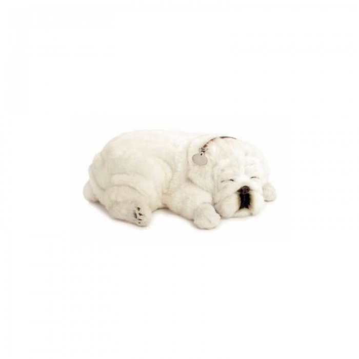 Precious Petzzz Kids Battery Operated White Bulldog Toy Dog