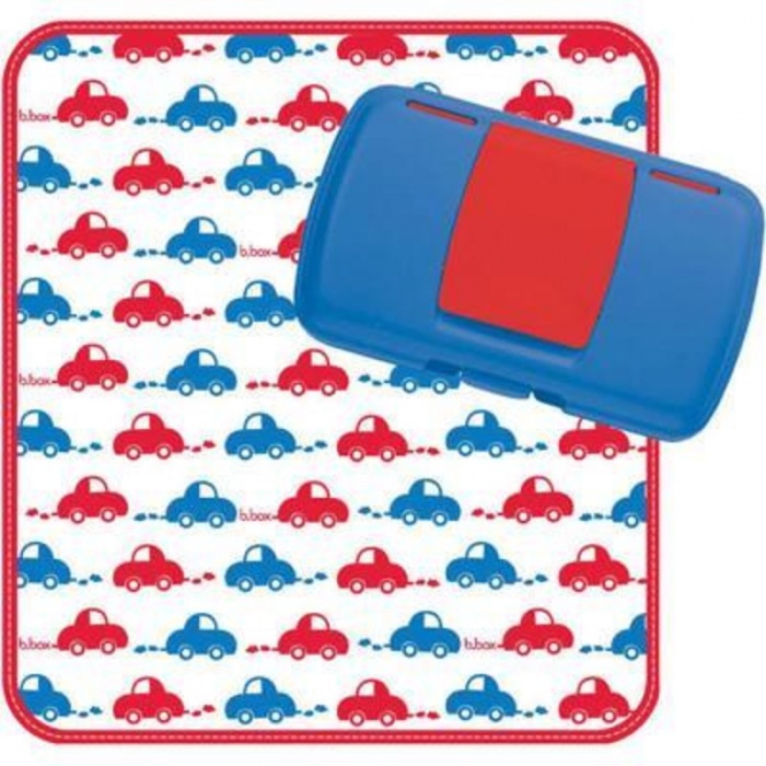 b.box Beep Beep Blue and Red Nappy Wallet