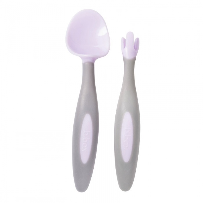 b.box Boysenberry Baby Cutlery Set