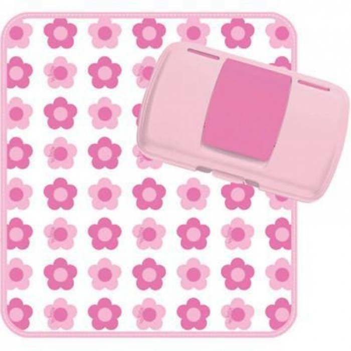 b.box Flower Power Pink Nappy Wallet