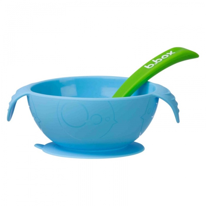 b.box Ocean Breeze Silicone First Feeding Set