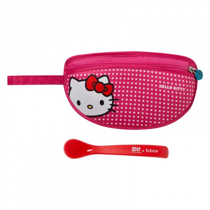 b.box Pop Star Pink Hello Kitty Baby Travel Bib