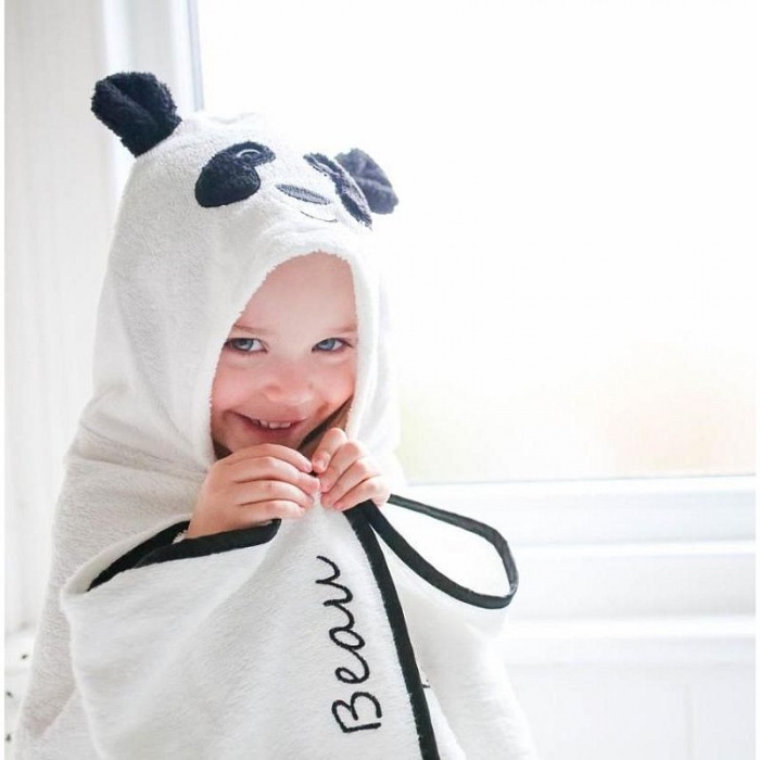 Cuddledry Cuddlepanda Baby Hooded Panda Towel Animal