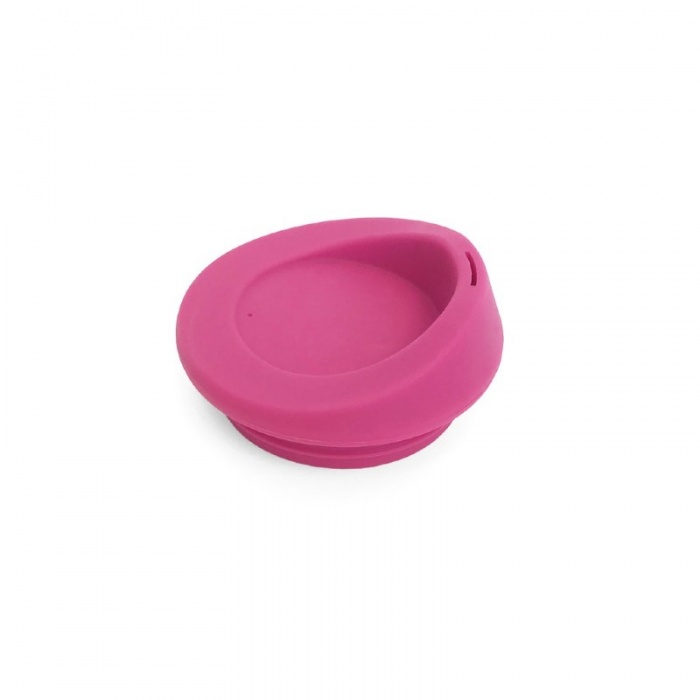 GoSili Hot Pink Silicone Kids' To-Go Lid