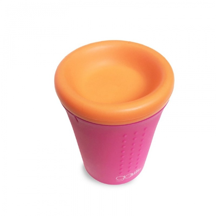 GoSili OH! Silicone Hot Pink Kids' Travel Cup