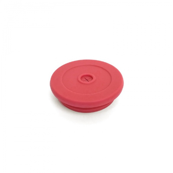 GoSili Red Silicone Kids' Straw Top