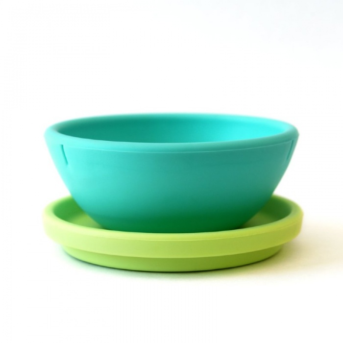 GoSili Silikids Silicone Kids' Bowl and Plate Set