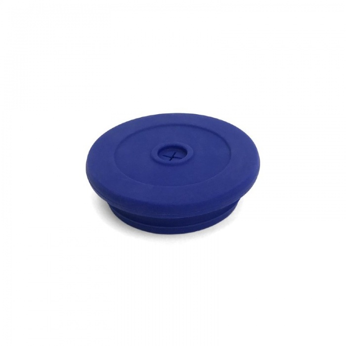 GoSili Navy Silicone Kids' Straw Top