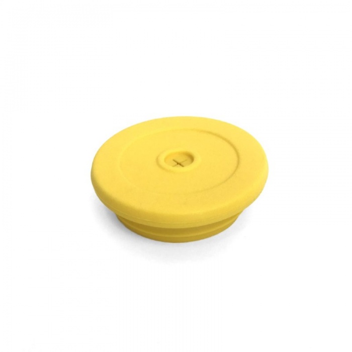 GoSili Yellow Silicone Kids' Straw Top