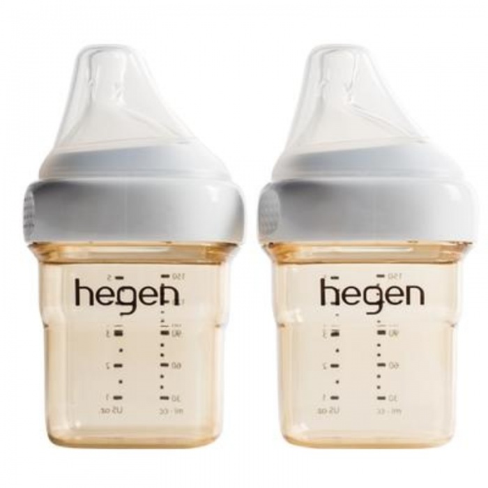 Hegen PCTO 150ml Feeding Bottle with Slow Flow Teat (Pack of 2)