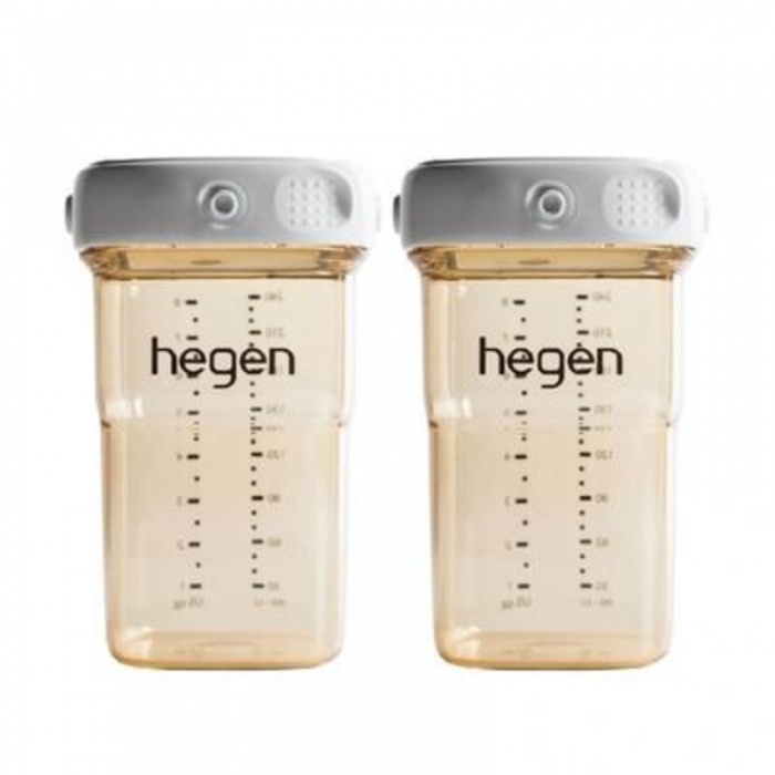 Hegen PCTO 240ml Breast Milk Storage Container with Storage Lid (Pack of 2)
