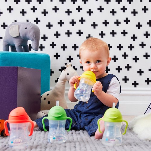 Baby drinking from the b.box Sippy Cup