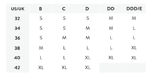 Size Chart Size Chart