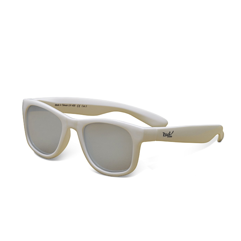 Real Shades Surf White Sunglasses for Kids 4+