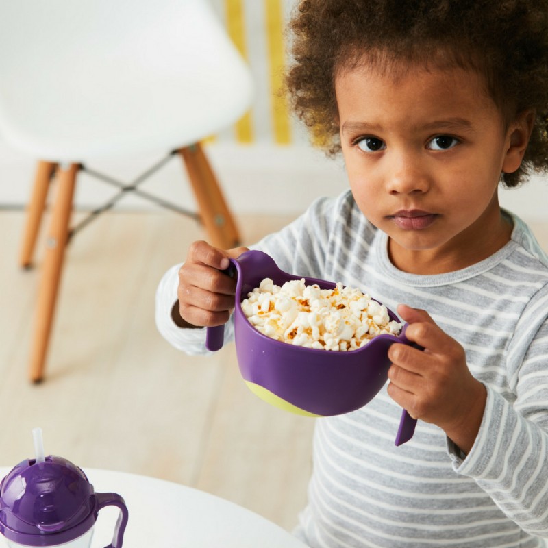 b.box Extra Large Kids' Bowl and Straw