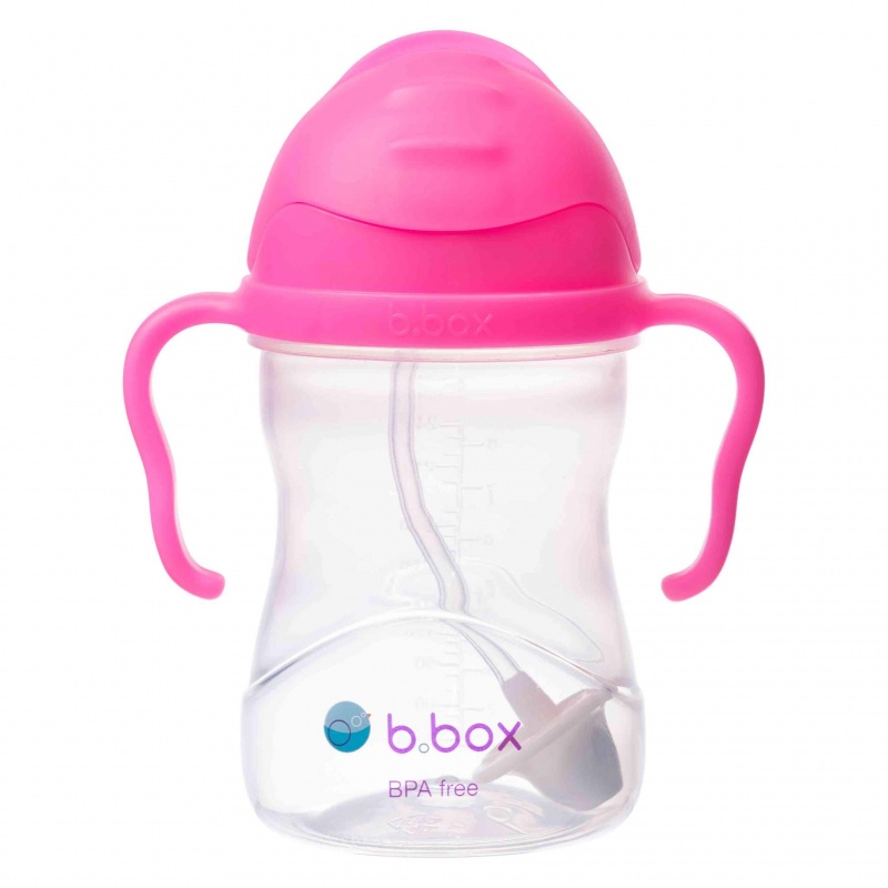b.box Pink Pomegranate Sippy Cup