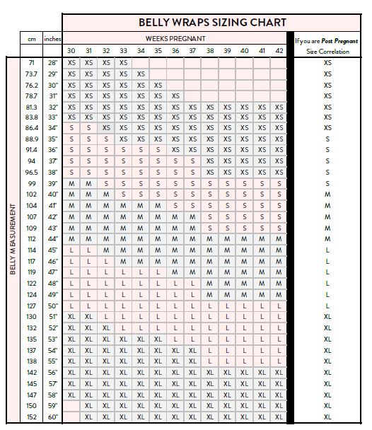 Sizing Chart Sizing Chart