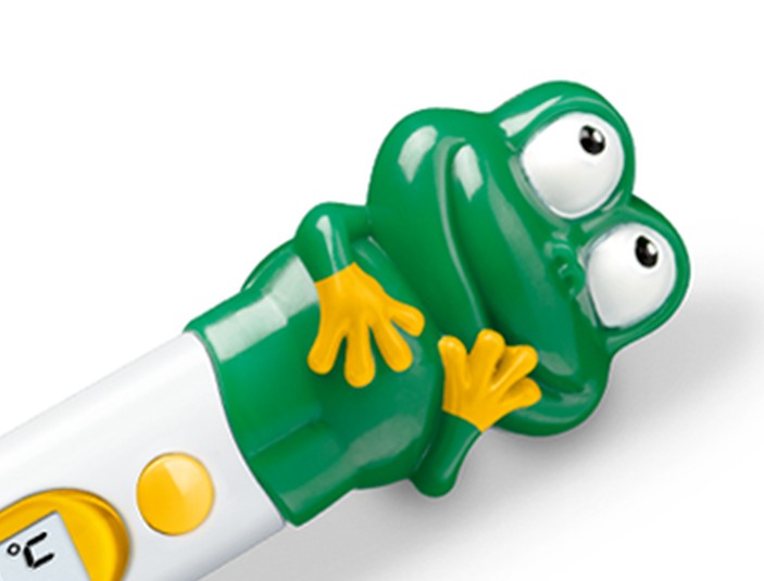This cute frog can help your child feel better when they're ill!