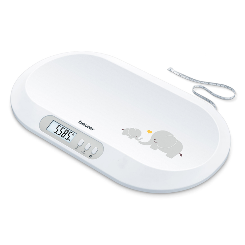 Beurer BY90 Baby Weighing Scales with Bluetooth Connectivity