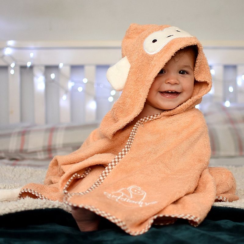 Cuddledry Cuddlemonkey Toddler Hooded Monkey Towel