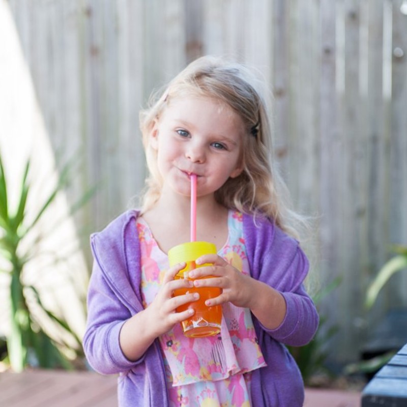 The GoSili lids make drinking from glasses and cups easier GoSili Silikids Lime/Green/Purple Universal Silicone Sippy Tops (Pack of 3)