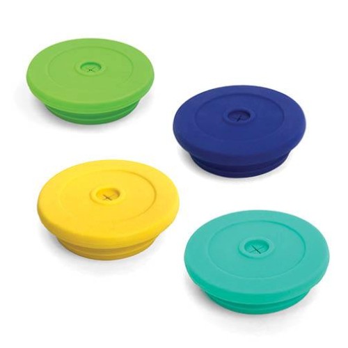The Straw Lid is available in a range of fun colours! GoSili Silicone Kids' Straw Top