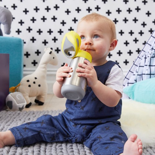 Child with the b.box Insulated Drink Bottle