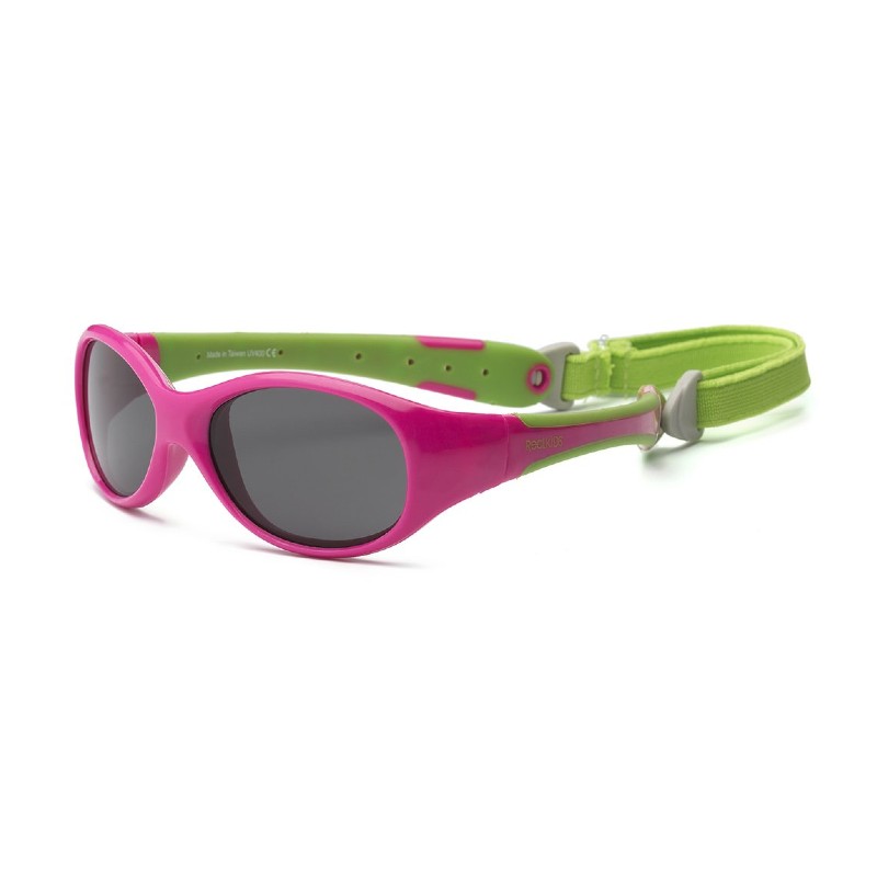 Real Shades Explorer Pink/Green Toddler Sunglasses Twins.co.uk