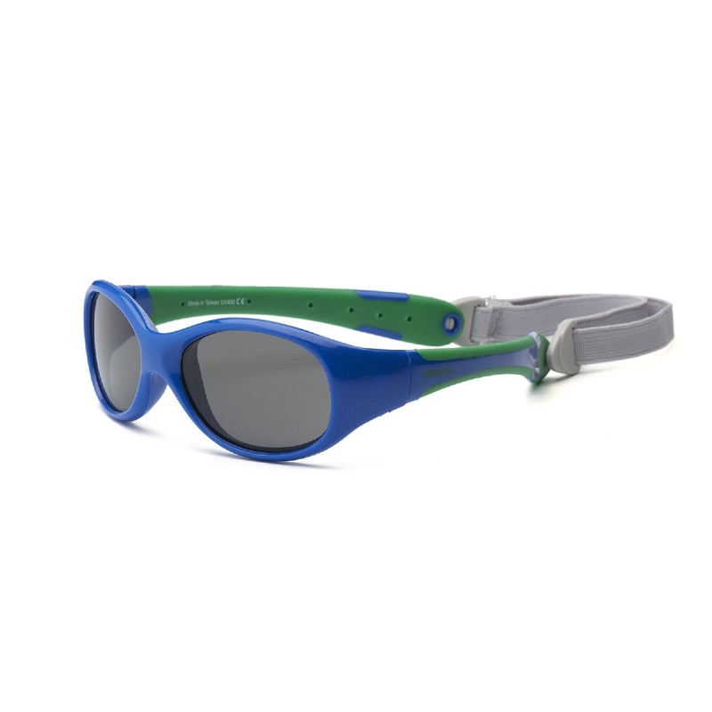 Real Shades Explorer Royal Blue/Green Sunglasses for Toddlers
