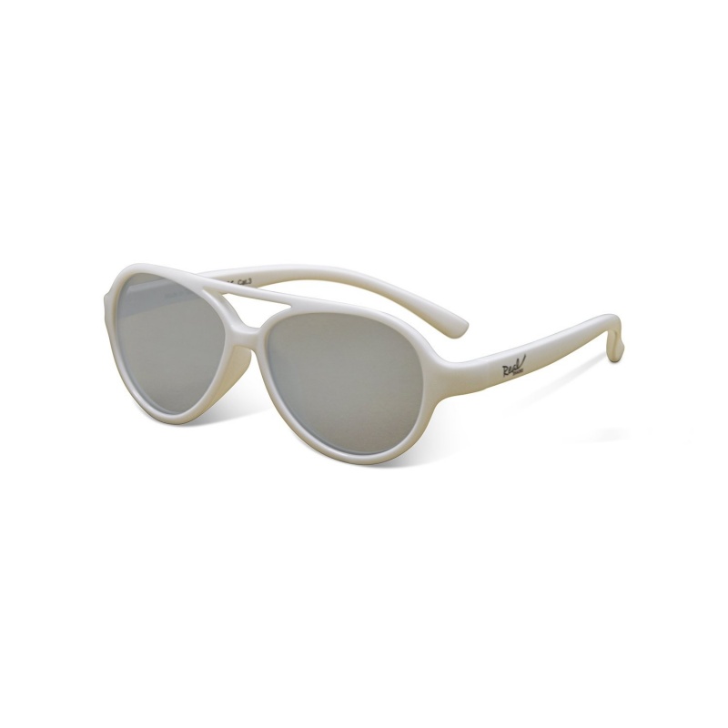 Real Shades Sky White Sunglasses for Kids 7+