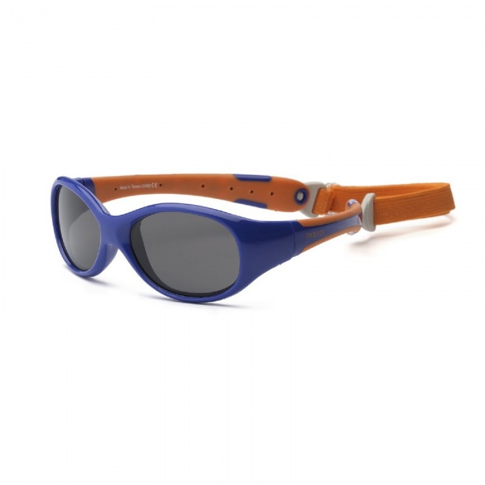 Real Shades Explorer Navy/Orange Sunglasses for Toddlers