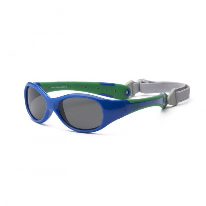 Real Shades Explorer Royal Blue/Green Sunglasses for Babies