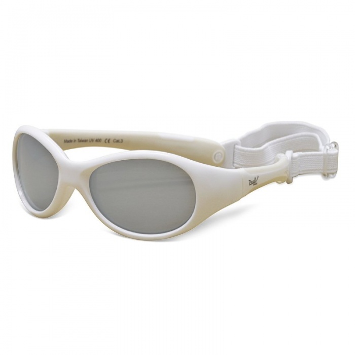 Real Shades Explorer White Sunglasses for Babies
