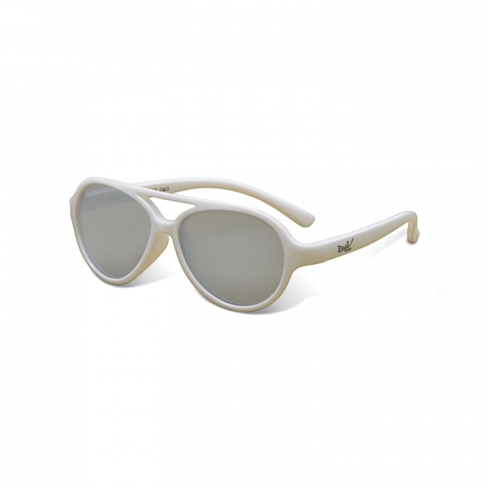 Real Shades Sky White Sunglasses for Kids 4+